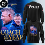 New England Patriots Mike Vrabel Coach of the Year 2026 Hoodie Shirt