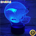 New England Patriots Night Light Sports 3D Illusion LED Lamp