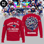 New England Patriots Super Bowl LX Champions 2026 Hoodie T-Shirt