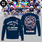 New England Patriots Super Bowl LX Champions 2026 Hoodie T-Shirt