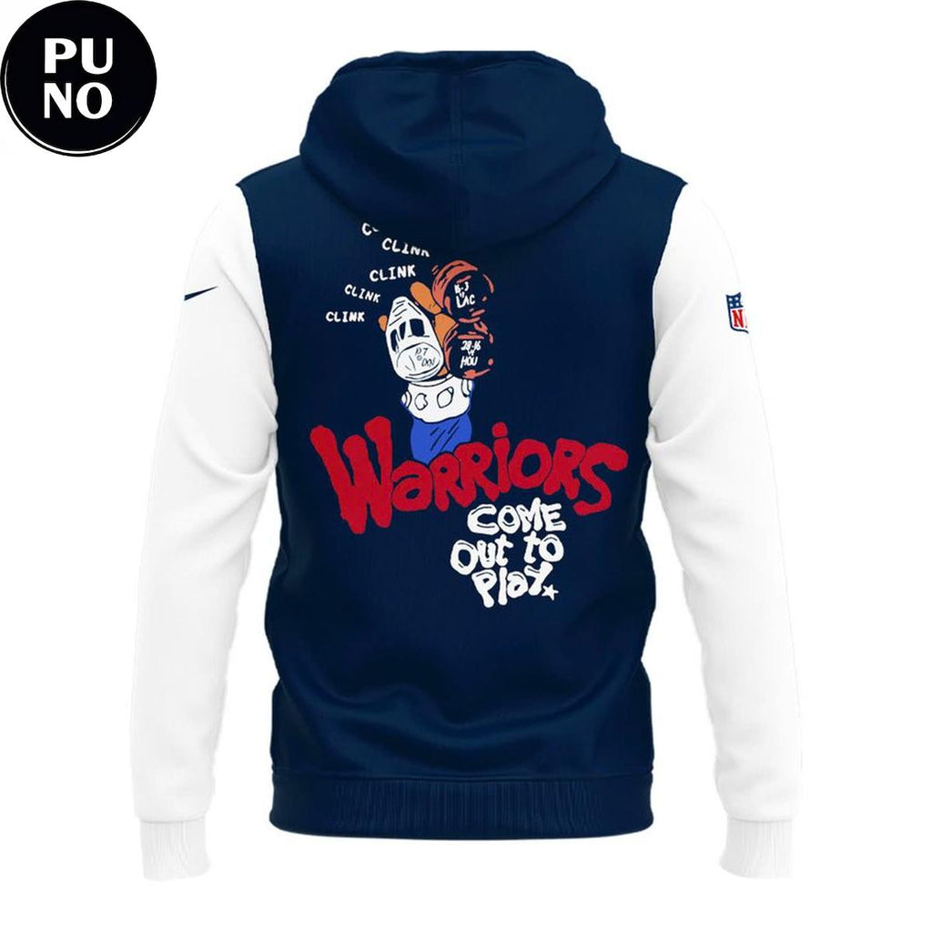 New England Patriots Warriors Come Out to Play 2026 Hoodie