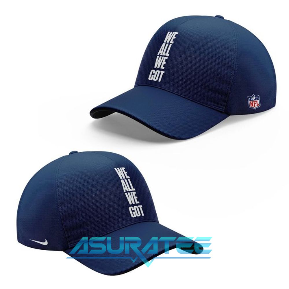 New England Patriots “We All We Got” Special Navy Hoodie, Cap