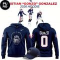 New England Patriots x Christian “Gonzo” Gonzalez 2026 Hoodie T-Shirt