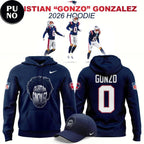 New England Patriots x Christian “Gonzo” Gonzalez 2026 Hoodie T-Shirt