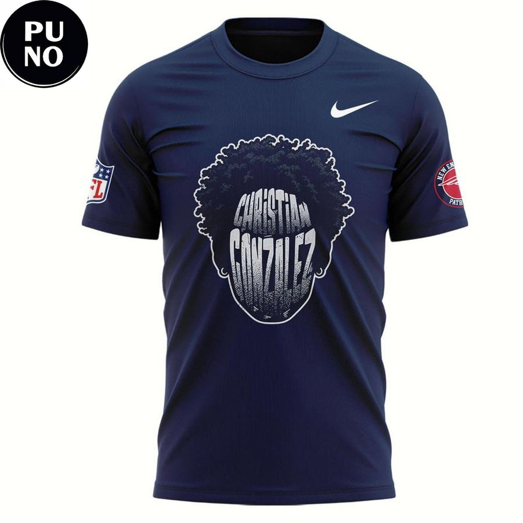 New England Patriots x Christian “Gonzo” Gonzalez 2026 Hoodie T-Shirt