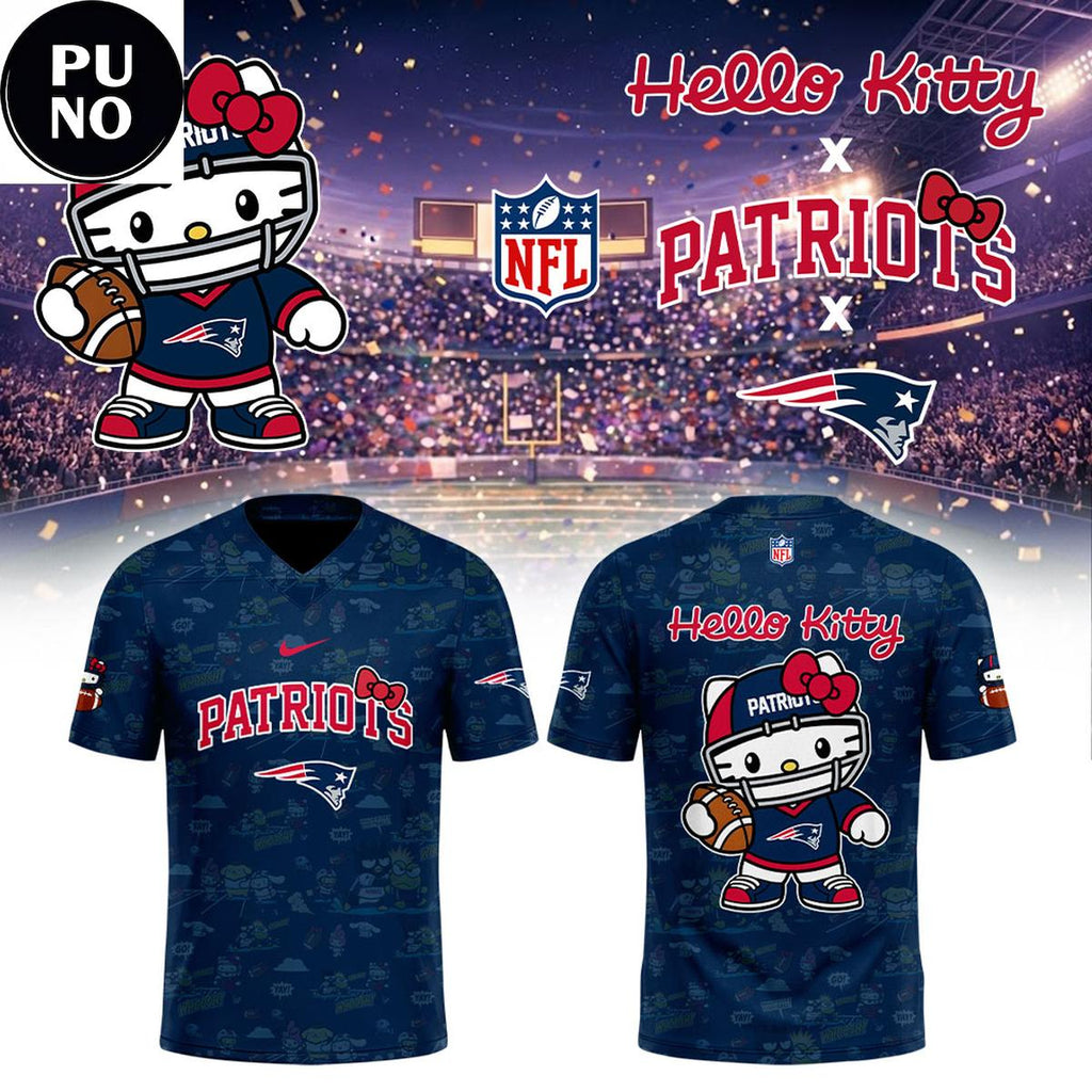 New England Patriots x Hello Kitty Night 2026 Football Jersey