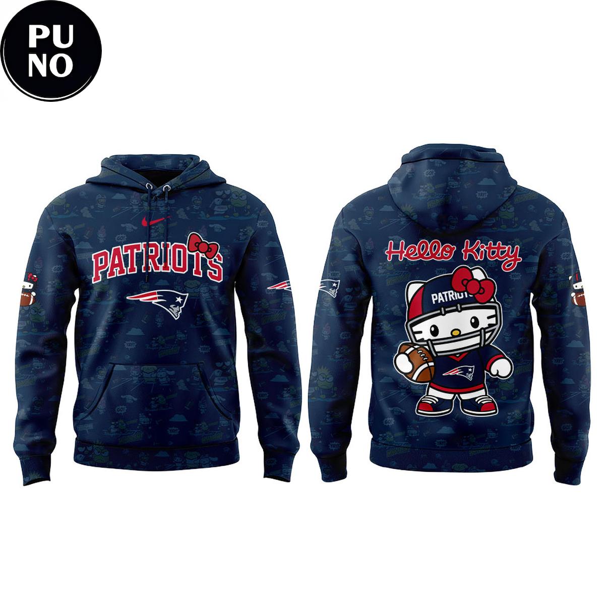 New England Patriots x Hello Kitty Night 2026 Hoodie