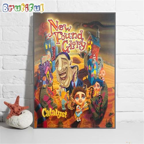 New Found Glory Catalyst 20 Years Later Tour 2024 Wall Art Poster Canvas