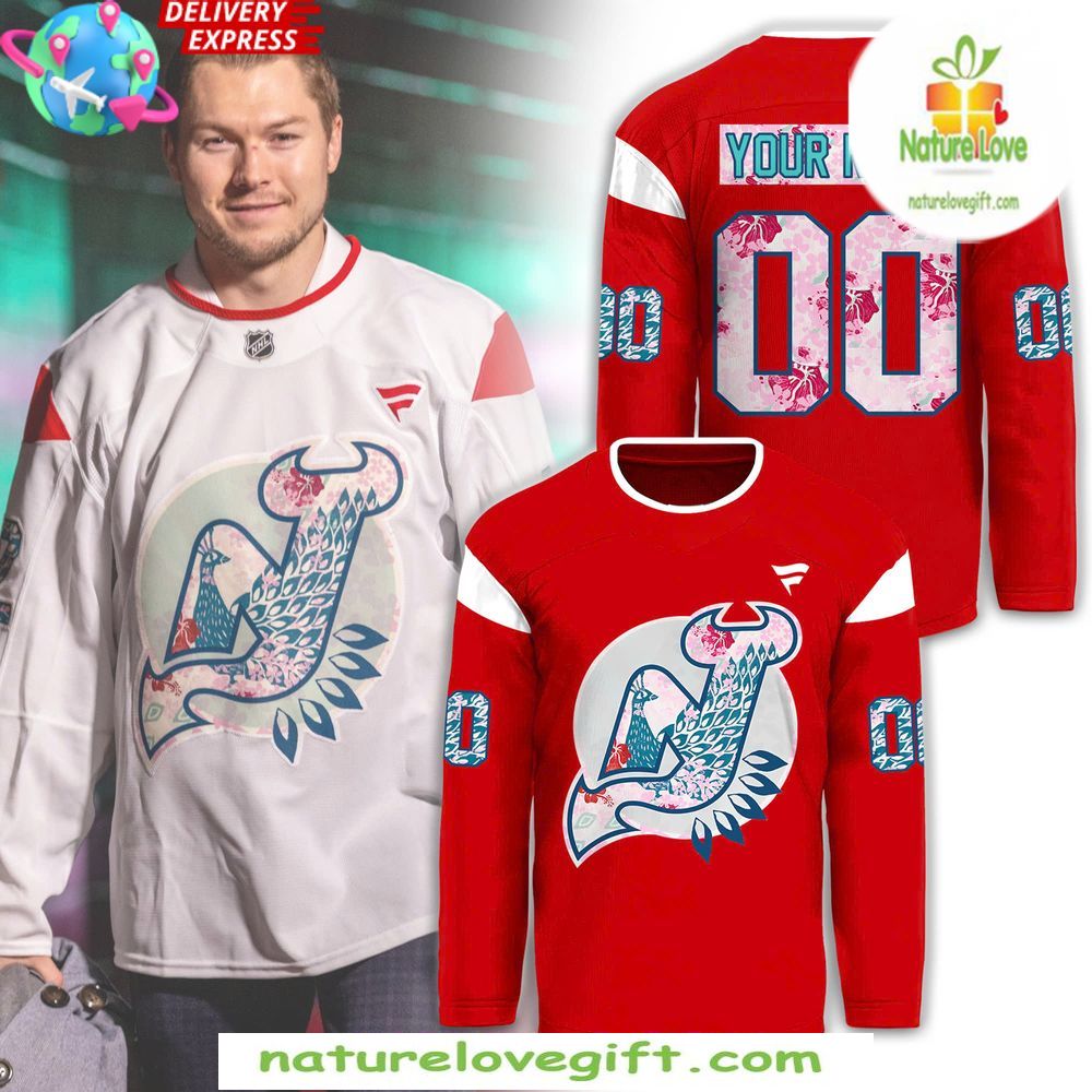 New Jersey Devils 2026 Asian Pacific Heritage Hockey Jersey Red