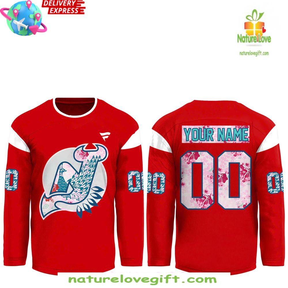 New Jersey Devils 2026 Asian Pacific Heritage Hockey Jersey Red