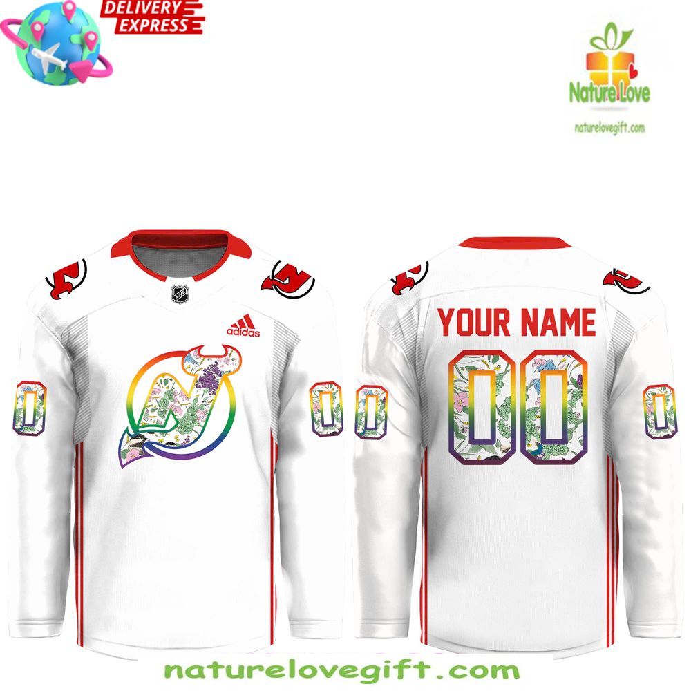 New Jersey Devils 2026 Pride Night Hockey Jersey NHL