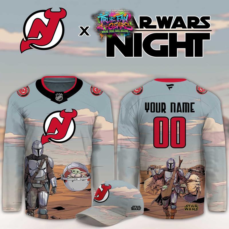 New Jersey Devils Star Wars Night 2026 Limited Personalized Hockey Jersey