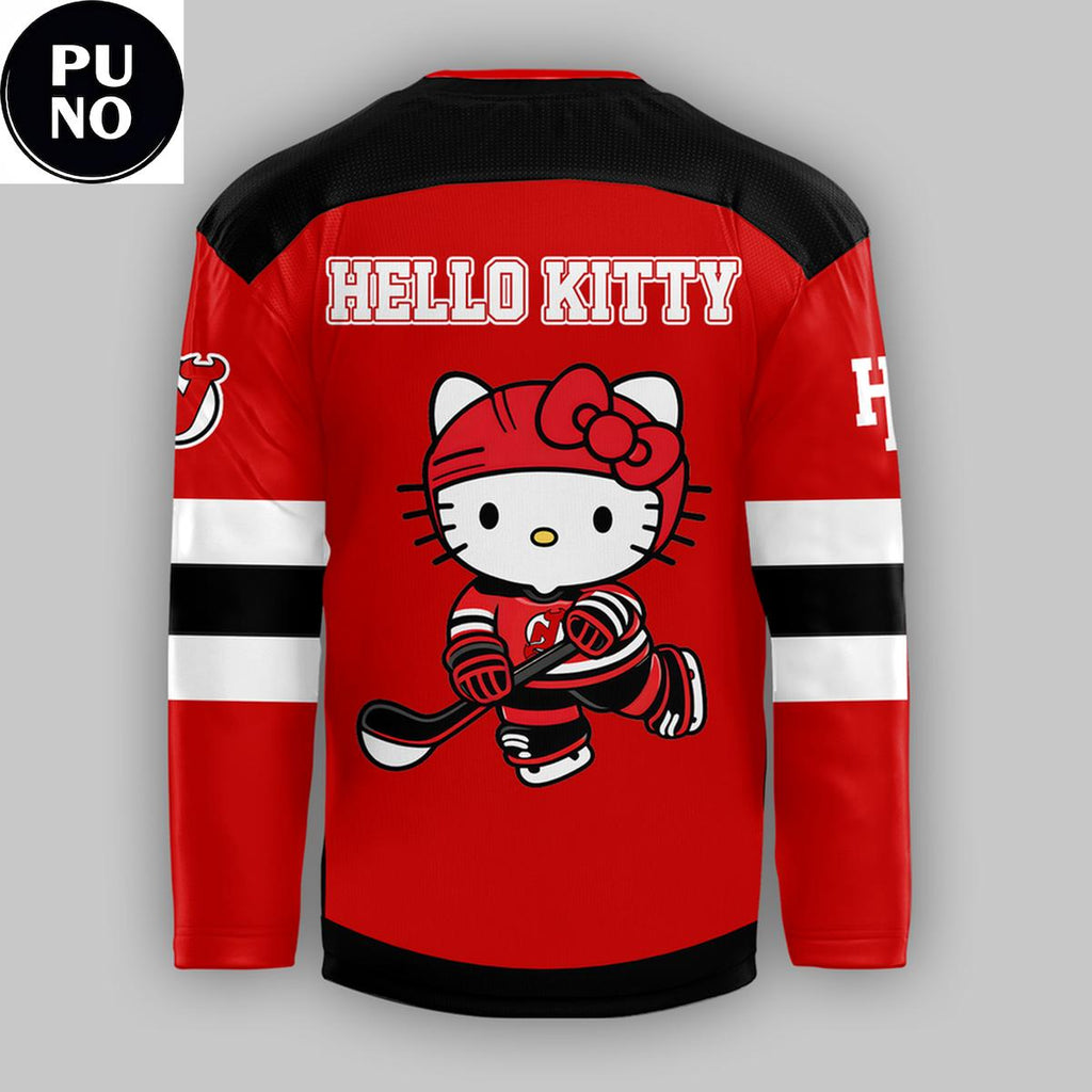 New Jersey Devils x Hello Kitty Night 2026 Hockey Jersey