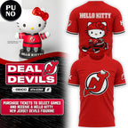 New Jersey Devils x Hello Kitty Night 2026 Hoodie T-Shirt
