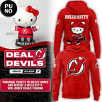 New Jersey Devils x Hello Kitty Night 2026 Hoodie T-Shirt