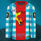 New Mexico Ice Wolves Celebrating Happy Gilmore 2026 Hockey Jersey