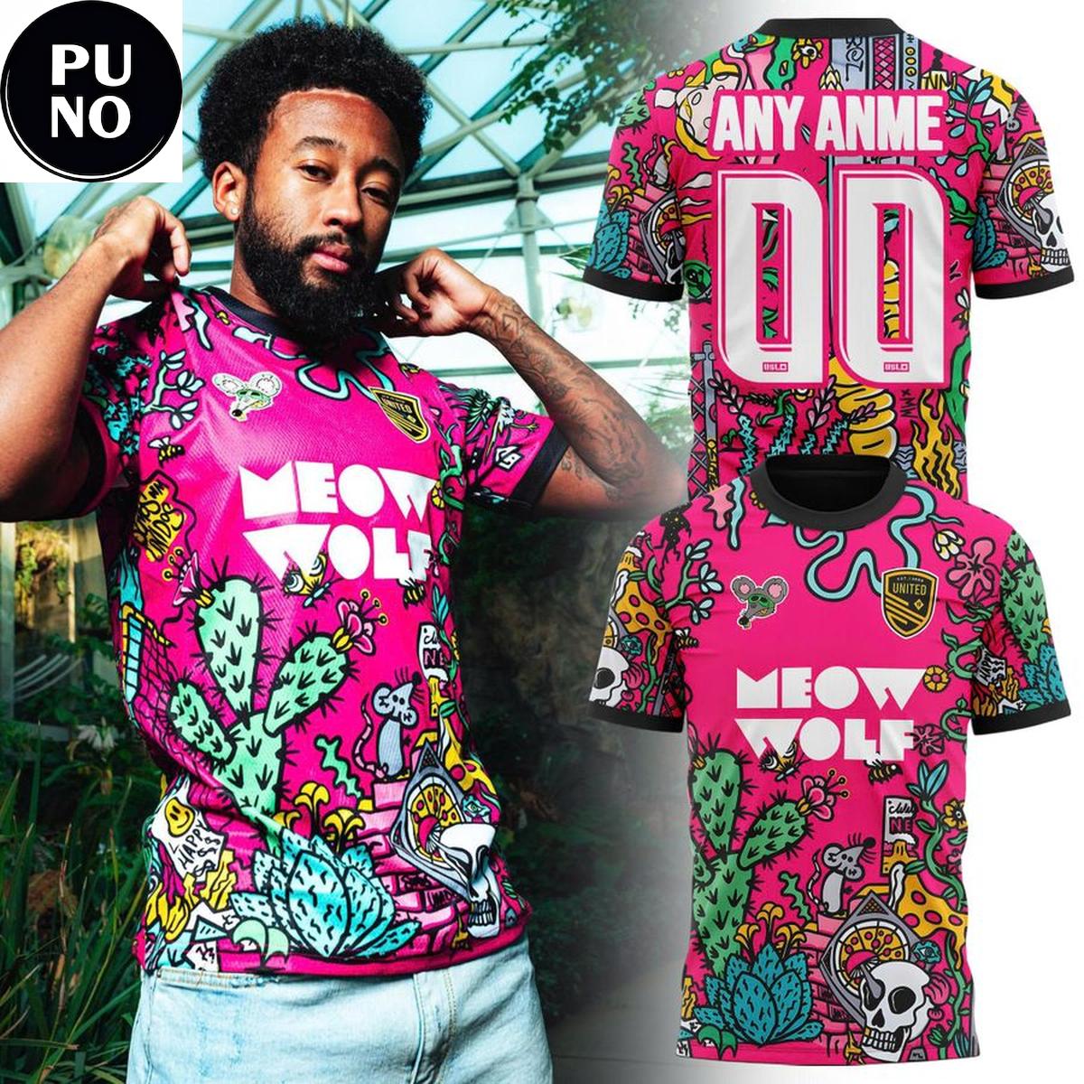 New Mexico United Soccer x Meow Wolf 2026 Doodle Art Personalized Shirt
