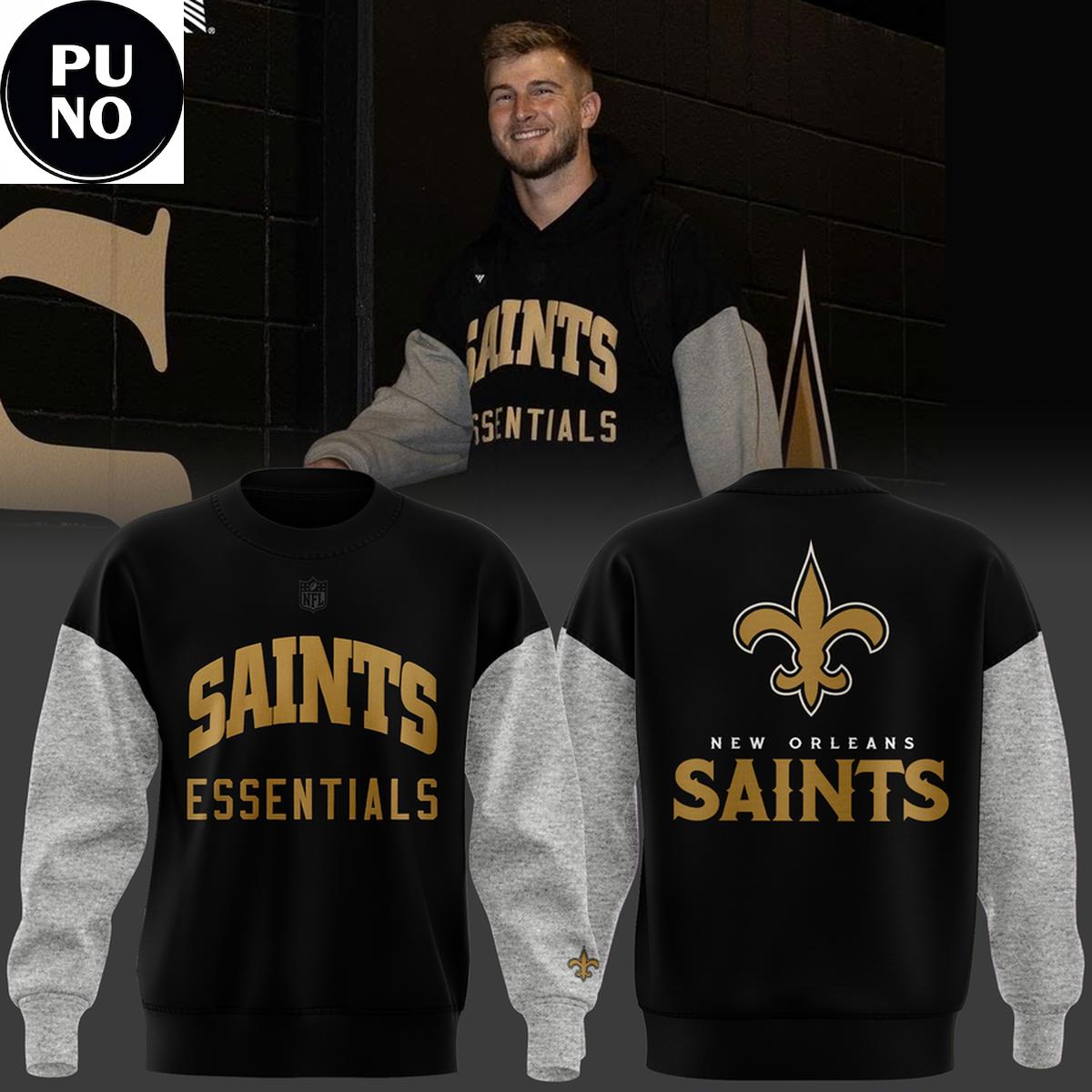 New Orleans Saints 2026 Essentials Hoodie Shirt