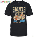 New Orleans Saints Flintstones Football T Shirt