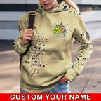 Custom NFL New Orleans Saints Hoodie Leggings The Grinch Hoodie Rock Paper Scissors Throat Punch I Win