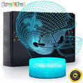 New Orleans Saints Night Light 3D LED Lamp For Football Fans