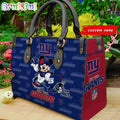 New York Giants Mickey Leather Bag Custom Name Women Bag