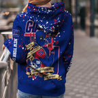 Custom NFL New York Giants Hoodie Leggings Rock Paper Scissors Throat Punch I Win Hoodie