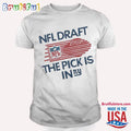 New York Giants NFL Draft The Pick Is In Ny Logo T Shirt
