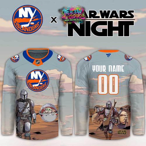 New York Islanders Star Wars Night 2026 Limited Personalized Hockey Jersey
