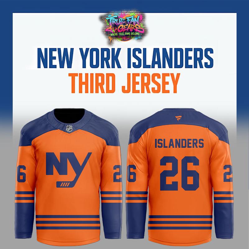 New York Islanders Third Jersey Design Contest 2026 Custom Hockey Jersey