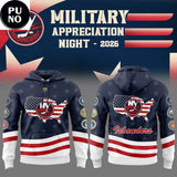 New York Islanders x Military Appreciation 2026 Hoodie T-Shirt