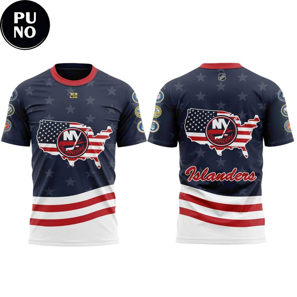 New York Islanders x Military Appreciation 2026 Hoodie T-Shirt