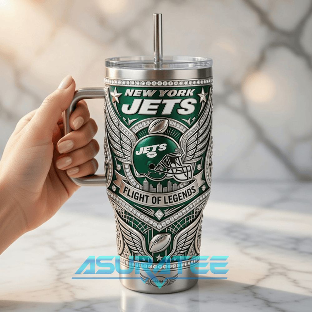 New York Jets Flight of Champions Edition YETI Tumbler