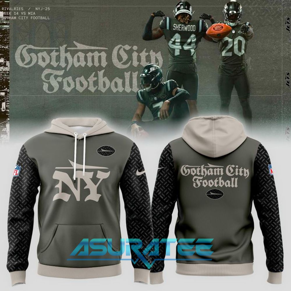 New York Jets Gotham City Football 2025 Special Hoodie Set