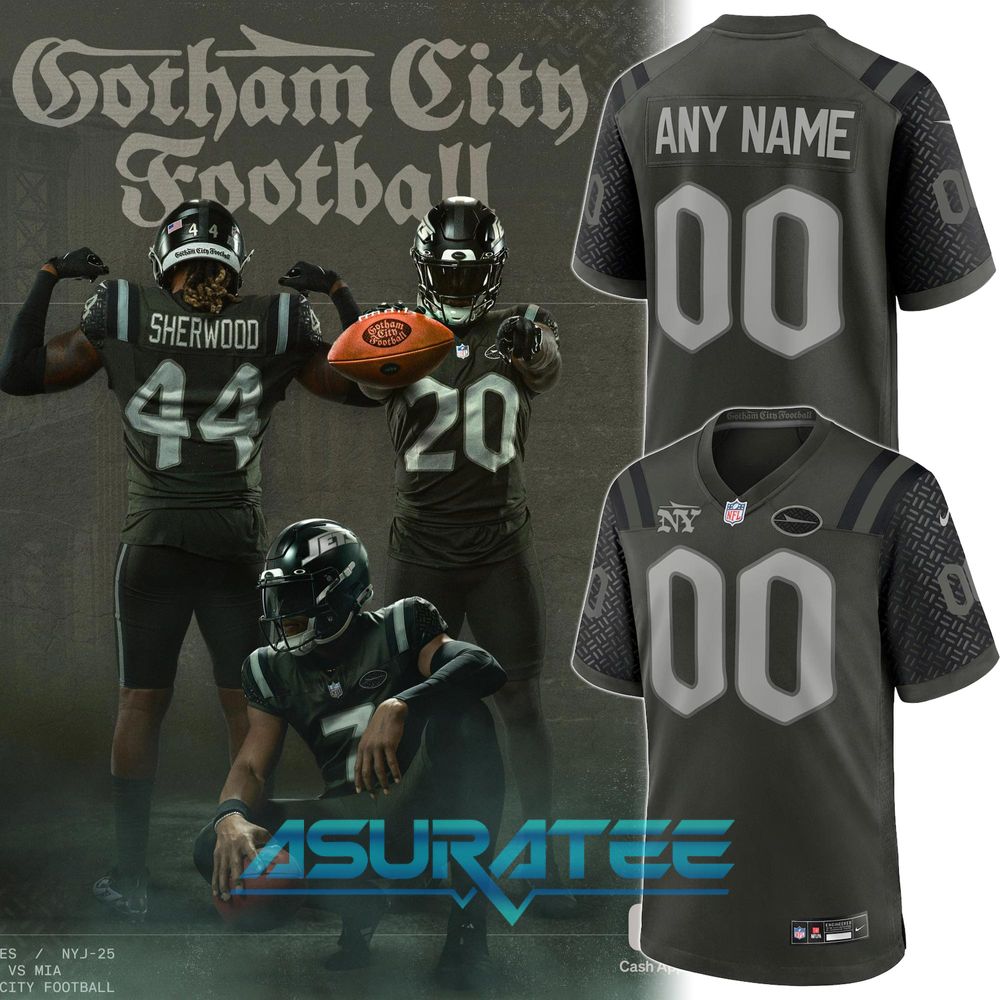 New York Jets x Gotham City Football Limited Edition Jersey 2025