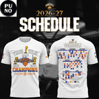 New York Knicks 2026-27 Season Schedule T-Shirt