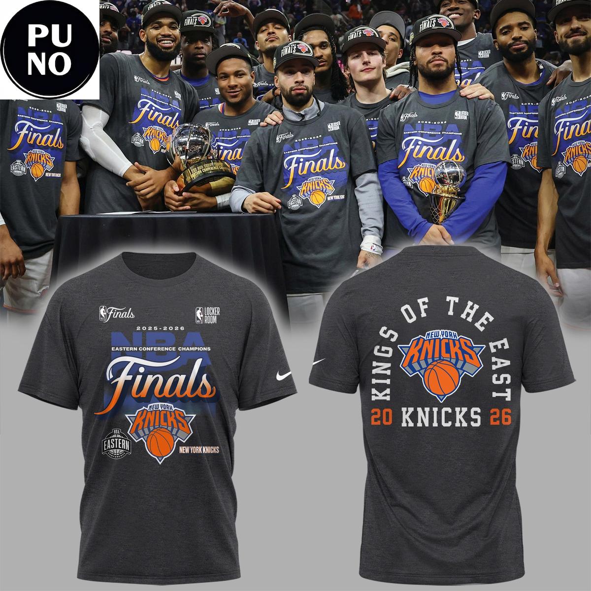 New York Knicks 2026 Finals Game NBA Kings of the East Hoodie T-Shirt