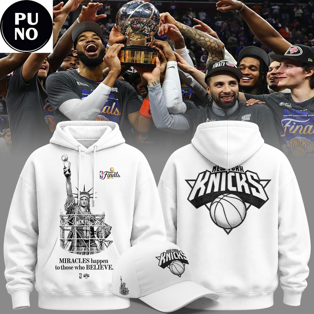 New York Knicks 2026 MIRACLES happen to those who BELIEVE Hoodie T-Shirt