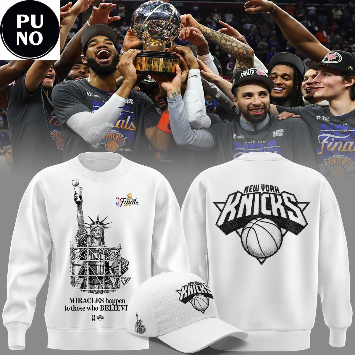 New York Knicks 2026 MIRACLES happen to those who BELIEVE Hoodie T-Shirt