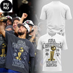 New York Knicks 2026 NBA Finals Champions Locker Room T-Shirt
