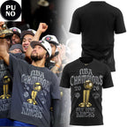 New York Knicks 2026 NBA Finals Champions Locker Room T-Shirt