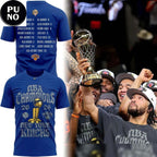 New York Knicks 2026 NBA Finals Champions Roster Hoodie T-Shirt