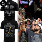 New York Knicks 2026 NBA Finals Champions Roster Hoodie T-Shirt