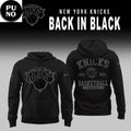 New York Knicks Back in Black 2026 Hoodie T-Shirt