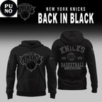 New York Knicks Back in Black 2026 Hoodie T-Shirt