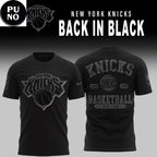 New York Knicks Back in Black 2026 Hoodie T-Shirt