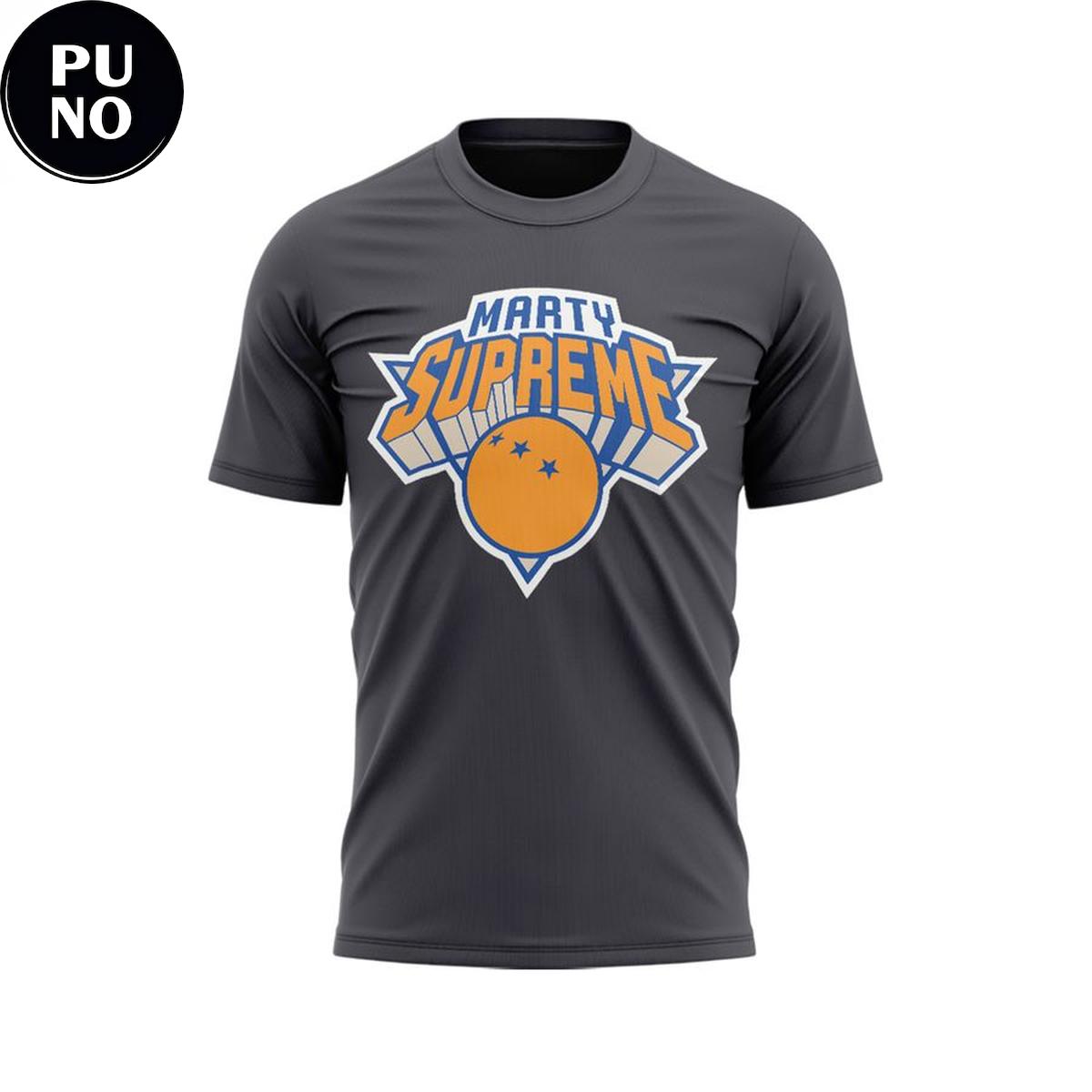 New York Knicks Josh Hart Marty Supreme T-Shirt