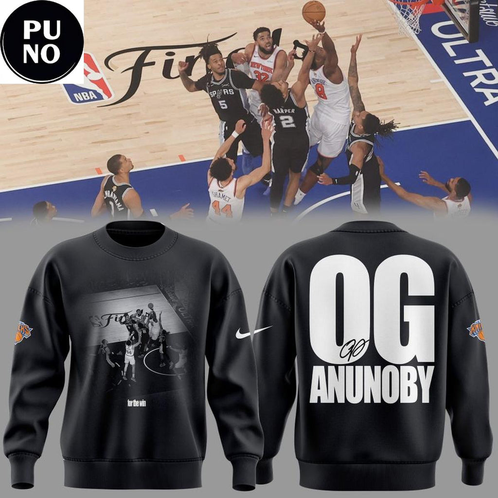 New York Knicks OG Anunoby 2026 For The Win Hoodie T-Shirt