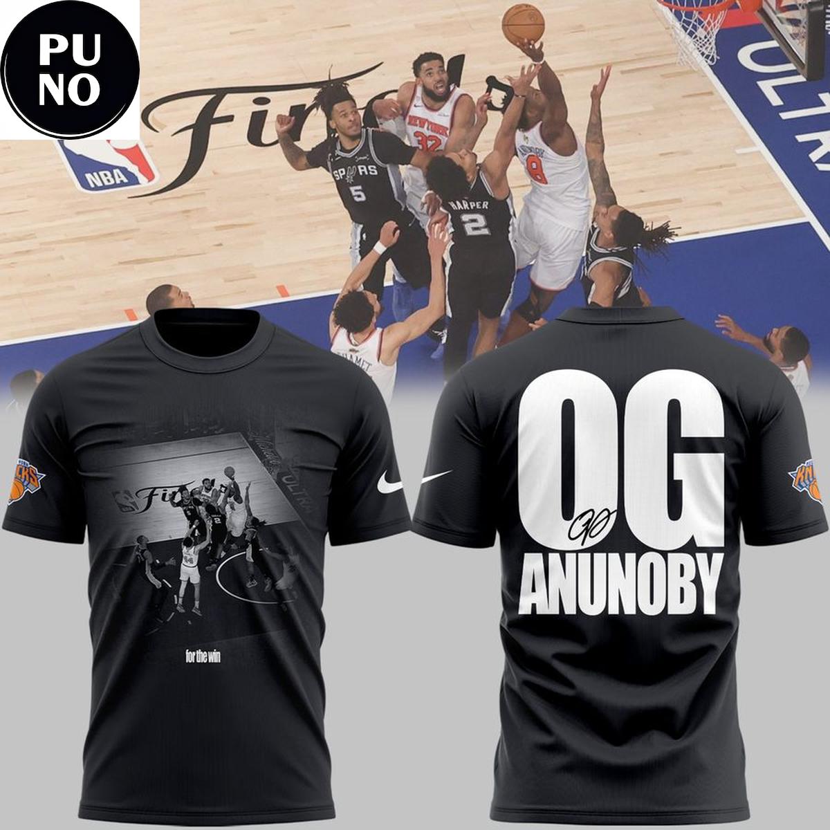 New York Knicks OG Anunoby 2026 For The Win Hoodie T-Shirt