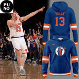 New York Knicks Tyler Kolek Statue of Liber3 Blue Hoodie T-Shirt